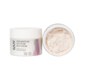 Drekinamasis Luuv kūno kremas su slyvų aliejumi