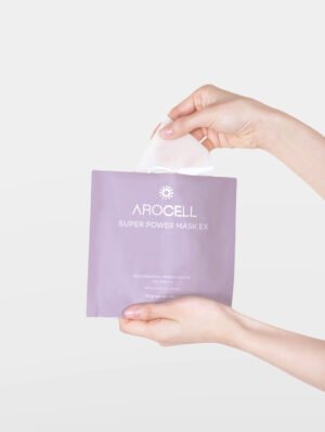 Arocell Super Power Mask EX – intensyviai drėkinanti kaukė su kolagenu 1 vnt. - Image 2