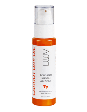 Kūno aliejus su morkomis ir alaviju- LUUV 200 ml