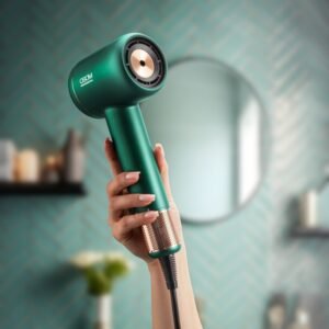 Plaukų džiovintuvas NERO OSOMPF8GR, 1600 W, žalios spalvos - Image 7