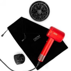 Plaukų džiovintuvas NERO OSOMPF8RD, 1600 W, raudonos spalvos - Image 6